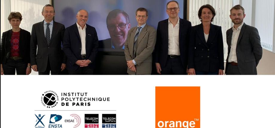 Partnership between Orange and IP Paris